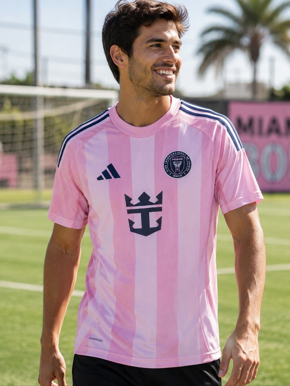 adidas Adult Inter Miami CF 2025 2026 Pink Replica Jersey Medium Messi Slim fit